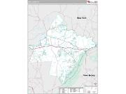 Pike County, PA <br /> Wall Map <br /> Premium Style 2025 Map