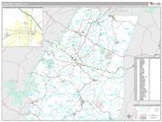 Somerset County, PA <br /> Wall Map <br /> Premium Style 2025 Map