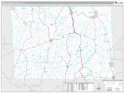 Susquehanna County, PA <br /> Wall Map <br /> Premium Style 2025 Map