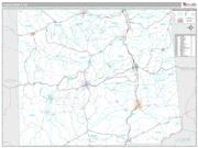 Tioga County, PA <br /> Wall Map <br /> Premium Style 2025 Map