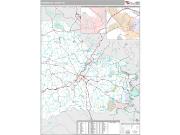 Washington County, PA <br /> Wall Map <br /> Premium Style 2025 Map