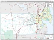 Kent County, RI <br /> Wall Map <br /> Premium Style 2025 Map