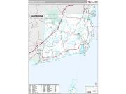 Washington County, RI <br /> Wall Map <br /> Premium Style 2025 Map
