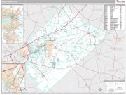 Aiken County, SC <br /> Wall Map <br /> Premium Style 2025 Map