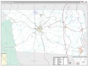 Chester County, SC <br /> Wall Map <br /> Premium Style 2025 Map