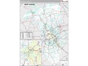 Greenville County, SC <br /> Wall Map <br /> Premium Style 2025 Map