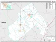 Hampton County, SC <br /> Wall Map <br /> Premium Style 2025 Map