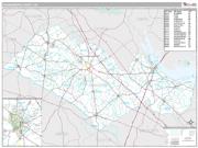 Orangeburg County, SC <br /> Wall Map <br /> Premium Style 2025 Map