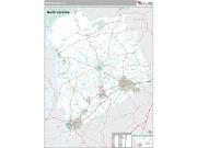 Pickens County, SC <br /> Wall Map <br /> Premium Style 2025 Map