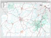 York County, SC <br /> Wall Map <br /> Premium Style 2025 Map
