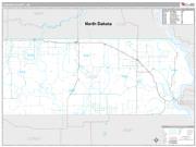 Corson County, SD <br /> Wall Map <br /> Premium Style 2025 Map