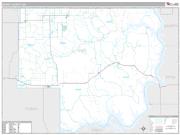 Dewey County, SD <br /> Wall Map <br /> Premium Style 2025 Map