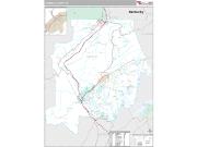 Campbell County, TN <br /> Wall Map <br /> Premium Style 2025 Map