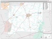 Carroll County, TN <br /> Wall Map <br /> Premium Style 2025 Map