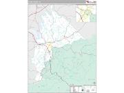 Cocke County, TN <br /> Wall Map <br /> Premium Style 2025 Map