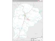 Fentress County, TN <br /> Wall Map <br /> Premium Style 2025 Map