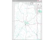 Giles County, TN <br /> Wall Map <br /> Premium Style 2025 Map