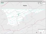 Hancock County, TN <br /> Wall Map <br /> Premium Style 2025 Map