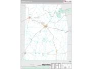 Hardeman County, TN <br /> Wall Map <br /> Premium Style 2025 Map