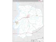 Humphreys County, TN <br /> Wall Map <br /> Premium Style 2025 Map