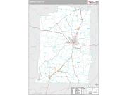 Lawrence County, TN <br /> Wall Map <br /> Premium Style 2025 Map