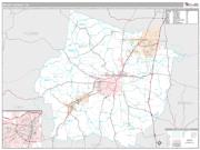 Maury County, TN <br /> Wall Map <br /> Premium Style 2025 Map