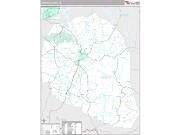 Overton County, TN <br /> Wall Map <br /> Premium Style 2025 Map