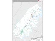 Rhea County, TN <br /> Wall Map <br /> Premium Style 2025 Map