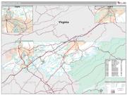 Sullivan County, TN <br /> Wall Map <br /> Premium Style 2025 Map