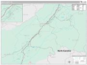 Unicoi County, TN <br /> Wall Map <br /> Premium Style 2025 Map