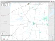 Archer County, TX <br /> Wall Map <br /> Premium Style 2025 Map