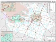 Bell County, TX <br /> Wall Map <br /> Premium Style 2025 Map