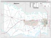 Bowie County, TX <br /> Wall Map <br /> Premium Style 2025 Map