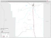 Brooks County, TX <br /> Wall Map <br /> Premium Style 2025 Map