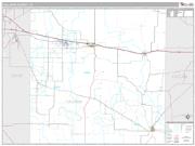 Callahan County, TX <br /> Wall Map <br /> Premium Style 2025 Map