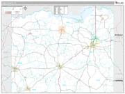 Cass County, TX <br /> Wall Map <br /> Premium Style 2025 Map