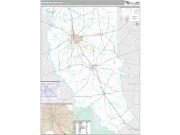 Cherokee County, TX <br /> Wall Map <br /> Premium Style 2025 Map