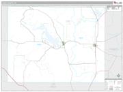 Coke County, TX <br /> Wall Map <br /> Premium Style 2025 Map
