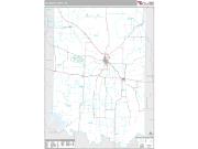 Coleman County, TX <br /> Wall Map <br /> Premium Style 2025 Map