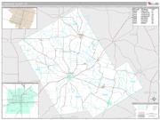 Comanche County, TX <br /> Wall Map <br /> Premium Style 2025 Map