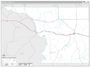 Crockett County, TX <br /> Wall Map <br /> Premium Style 2025 Map