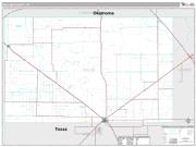 Dallam County, TX <br /> Wall Map <br /> Premium Style 2025 Map