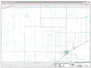 Deaf Smith County, TX <br /> Wall Map <br /> Premium Style 2025 Map