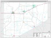 Eastland County, TX <br /> Wall Map <br /> Premium Style 2025 Map