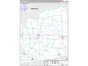 Fannin County, TX <br /> Wall Map <br /> Premium Style 2025 Map
