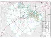 Fort Bend County, TX <br /> Wall Map <br /> Premium Style 2025 Map