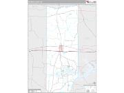 Franklin County, TX <br /> Wall Map <br /> Premium Style 2025 Map