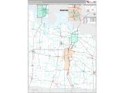 Grayson County, TX <br /> Wall Map <br /> Premium Style 2025 Map