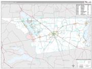 Henderson County, TX <br /> Wall Map <br /> Premium Style 2025 Map