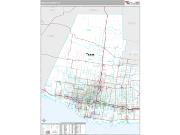 Hidalgo County, TX <br /> Wall Map <br /> Premium Style 2025 Map